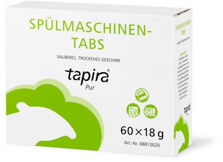 Geschirreiniger - TABS TAPIRA 2in1 5x60 Stck. 