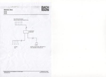 Küchen-Anschlussbox 2m 